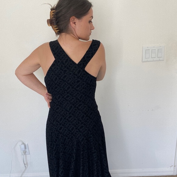 Alaïa black ball gown with velvet detail size 38 - Picture 9 of 11